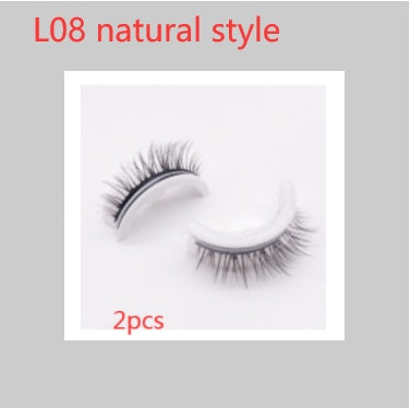 Reusable 3D Mink Lashes Natural False Eyelashes Self Adhesive Fake Glue Free Makeup Eyelash Extension Silk Reusable 3D Mink Lashes Natural False Eyelashes Self Adhesive Fake Glue Free Makeup Eyelash Extension Silk